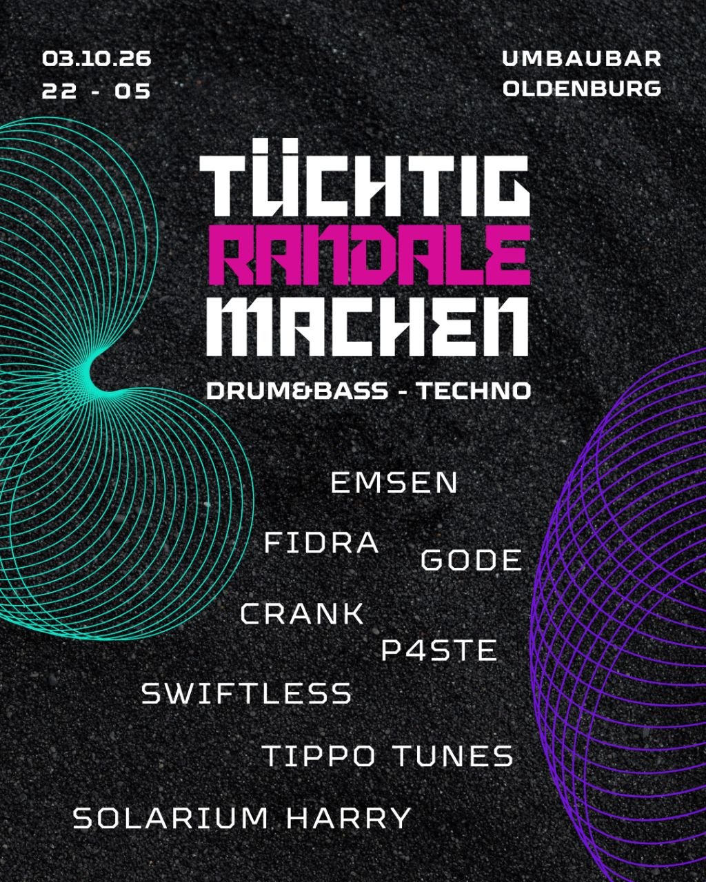 Flyer: Tüchtig Randale Machen